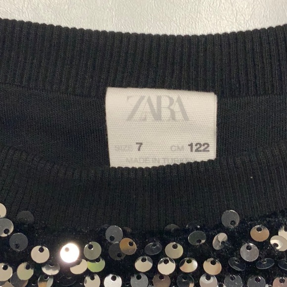 Girls mirrored sequin top, size 7 - Picture 4 of 4